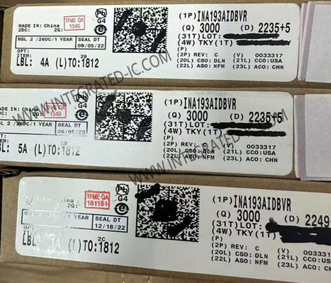 INA193AIDBVR 集積回路チップ 500kHz ハイサイド電流センスアンプ SOT-23-5