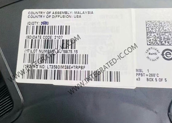 LT3580IMS8E 集積回路チップ同期ブースト 逆向きDC/DC変換器