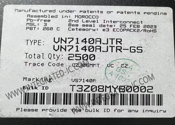 VN7140AJTR 集積回路チップ 高サイドドライバ マルチセンスアナログフィードバック搭載 車載用途向け