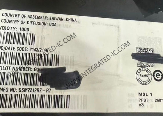 SSM2212RZ 集積回路チップ 40V オーディオ デュアルマッチド NPN トランジスタ SOIC-8