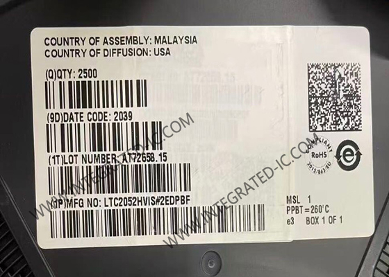 LTC2052HVIS 統合回路チップ 操作増幅器 SOIC14 クアッドゼロ・ドリフト・オプ・アンプ