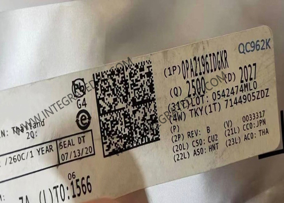 OPA2196IDGKR 統合回路チップ デュアル 36V 低電源低オフセット電圧 鉄道対鉄道操作増幅器