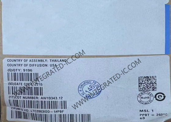 LTC2863IDD-1 統合回路チップ 20Mbps RS485 と RS422 トランシーバー DFN8