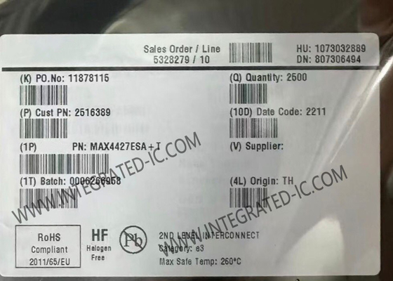 統合回路チップ MAX4427ESA 双高速 1.5A MOSFET ドライバ SOIC8