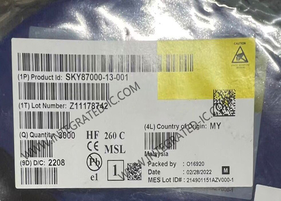 SKY87000-13-001 統合回路チップ 自動バイパスLDO付きステップダウン調節器