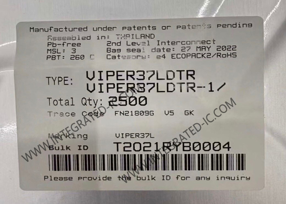 VIPER37LDTR 集積回路チップ 高性能固定周波数オフラインコンバータ