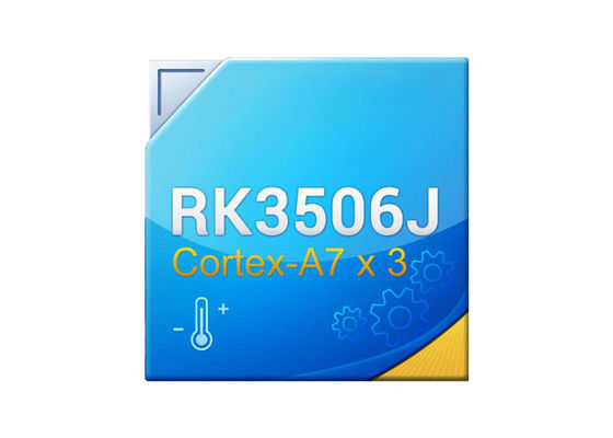 RK3506J AIプロセッサチップ、トリプルコアCortex A7、1.5GHz周波数、LVGL UIフレームワーク対応