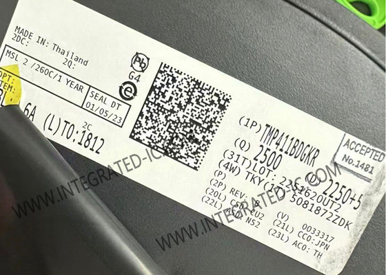 TMP411BDGKR センサー IC N 要素と連続抵抗修正のリモートおよびローカル温度センサー