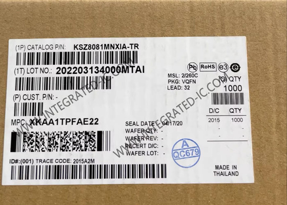 KSZ8081MNXIA 集積回路チップ物理層トランシーバー IC 面実装