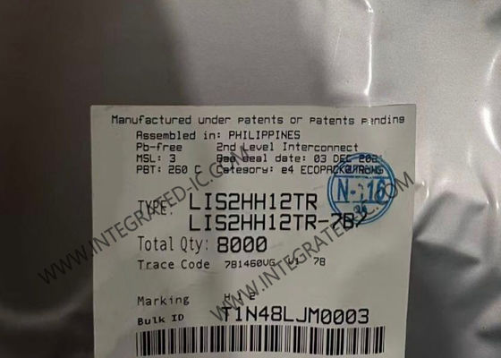 センサーIC LIS2HH12TR モーションセンサー LGA12 三軸線形加速計