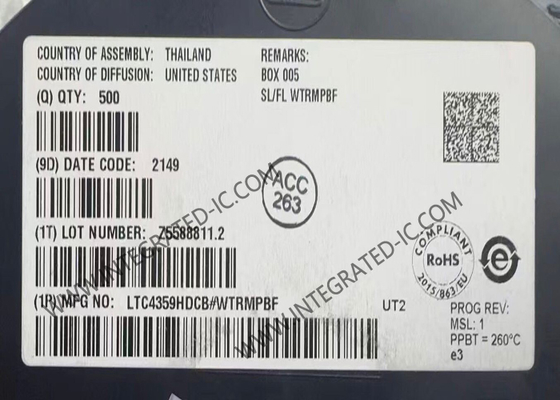 LTC4359HDCB 統合回路チップ 4V から 80V 理想ダイオードコントローラ DFN6