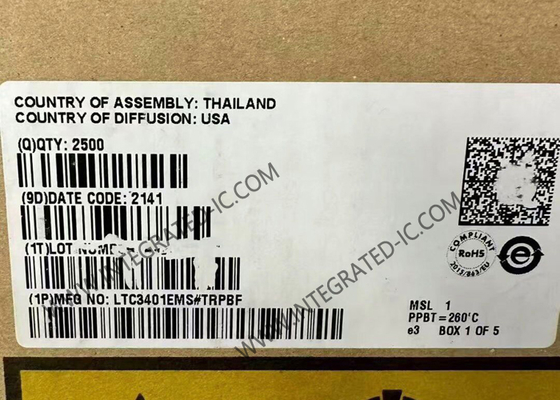LTC3401EMS 集積回路チップ 1A同期昇圧コンバータ 3MHzステップアップレギュレータ