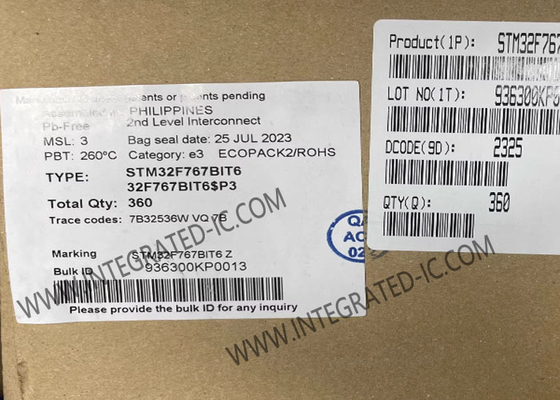 STM32F767BIT6 マイクロコントローラー MCU 高性能 ARM Cortex M7 マイクロコントローラー IC