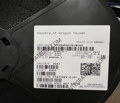 CTN730EV 集積回路チップ 848 Kbit/s NFC ワイヤレス充電送信機