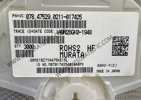 GRM21BZ7YA475KE15L 集積回路チップ 4.7μF チップ 多層セラミックコンデンサ