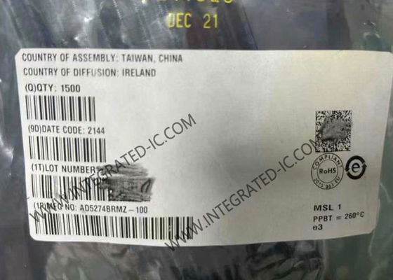 AD5274BRMZ-100 集積回路チップ デジタルポテンショメータ 256ポジション DigiPOT