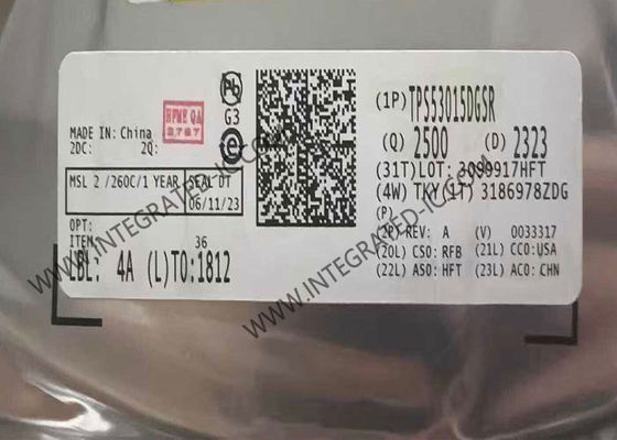 TPS53015DGSR 集積回路チップ D-CAP2™ 同期ステップダウンコンバータ (PGOOD 付き)