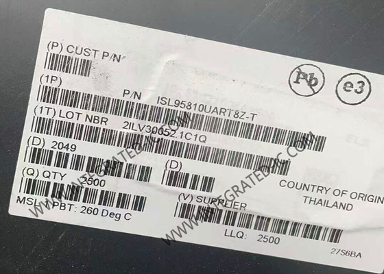 ISL95810UART8Z-T 集積回路チップ 低ノイズ シングル デジタル制御ポテンショメータ