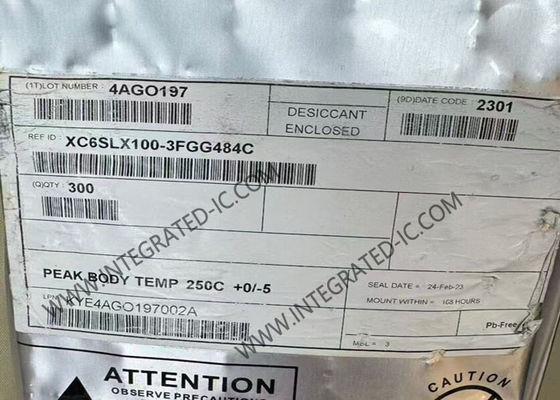 フィールドプログラマブルゲートアレイ XC6SLX100-3FGG484C Spartan-6 LX FPGA IC FBGA484