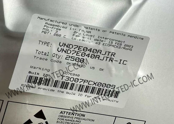 VND7E040AJTR 集積回路チップ ダブルチャネル 高端ドライバ 電流感アンログフィードバック