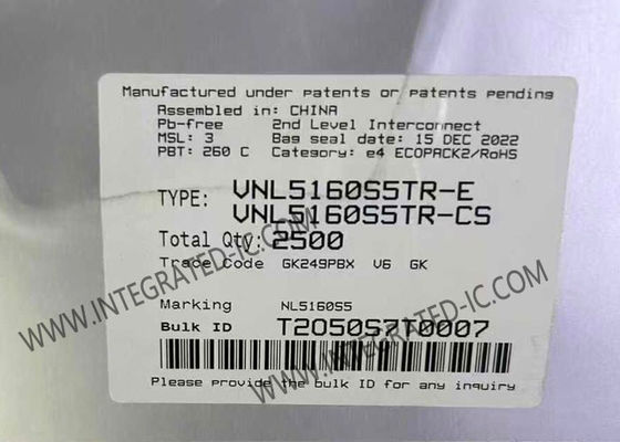 VNL5160S5TR 集積回路チップ Nチャネル 3.5A ローサイドドライバ、36V 最大完全保護