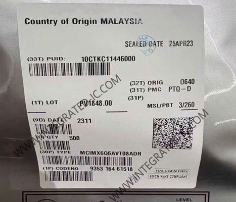 MCIMX6Q6AVT08ADR Microcontroller MCU i.MX6Q Quad Core 32-Bit 852MHz ARM Cortex-A9 Microprocessor with 1 GHz Speed