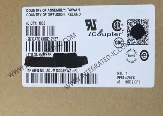 ADUM1300ARWZ 統合回路チップ デジタルアイソレーター 2500Vrms アイソレーション トリプルチャネルと 1 Mb/s データレート SOIC16 パッケージ