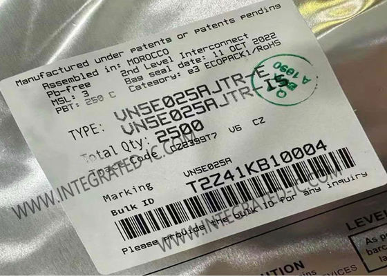 VN5E025AJTR 集積回路チップ、3A出力電流、1.5mA動作供給電流、および13V動作供給電圧の高サイドドライバ