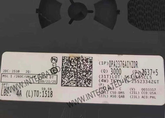 OPA2376AIYZDR 精密操作増幅器 5.5 MHz 増幅帯域幅 2 V/us スリューレートと 5 uV 入力オフセット電圧
