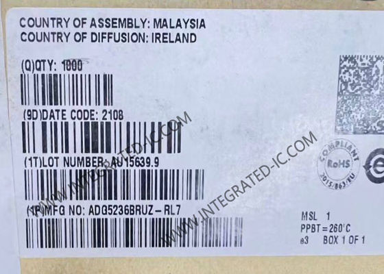 ADG5236BRUZ 集積回路 IC チップ、2 チャネル デュアル SPDT スイッチ、200 オーム オン抵抗、9V ～ 40V 電源電圧