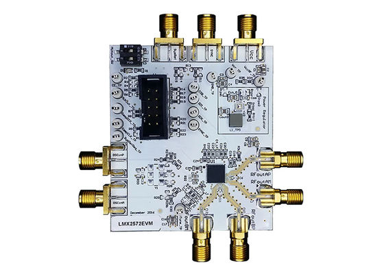 LMX2572EVM 組み込みソリューション 周波数シンセサイザー タイミング評価ボード
