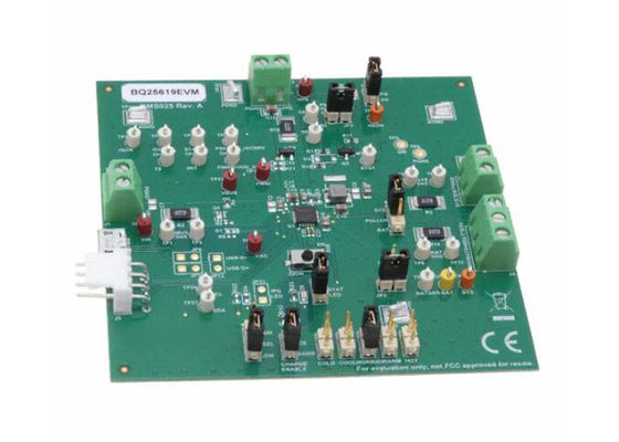 BQ25619EVM 組み込みソリューション評価モジュール 1.5A シングルセルバックバッテリチャージャ