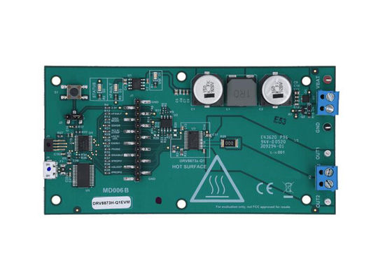 DRV8873H-Q1EVM 組み込みソリューション 車載 10A Hブリッジ モータードライバ評価モジュール