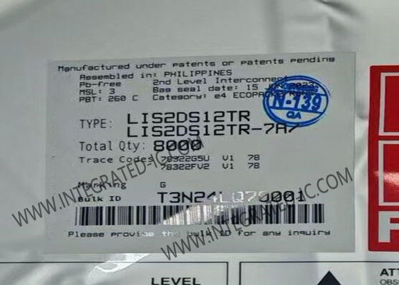 LIS2DS12TR センサーIC 高性能 3軸 MEMS デジタル出力モーションセンサー