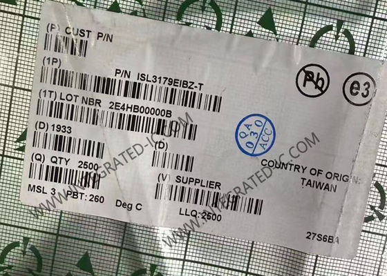 ISL3179EIBZ 集積回路チップ 40Mbps 3.3V RS-485/RS-422 トランシーバー、高速通信用 1/5 ユニット負荷