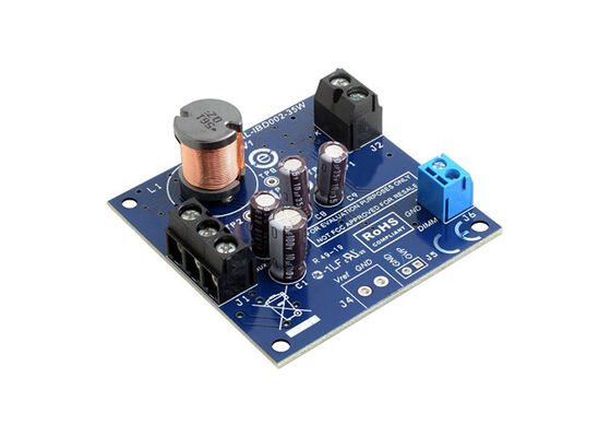 EVAL-IBD002-35W 組み込みソリューション 隔離されていない出力 暗調可能なLEDドライバー評価ボード