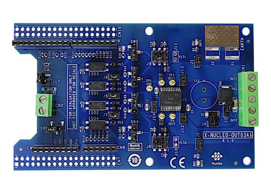 X-NUCLEO-OUT03A1 組み込みソリューション ドライバー パワー管理 核プラットフォーム評価拡張ボード