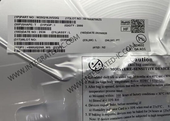 W25Q16JVSSIQ メモリICチップ 3V 16Mbit シリアルフラッシュメモリ デュアル/クワッドSPI