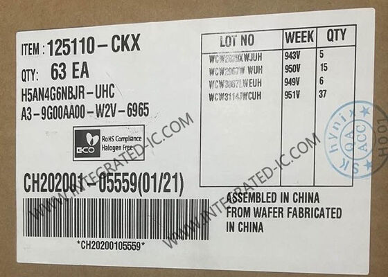 H5AN4G6NBJR-UHC メモリICチップ 4Gb CMOS DDR4 SDRAM ETTメモリ FBGA-96パッケージ