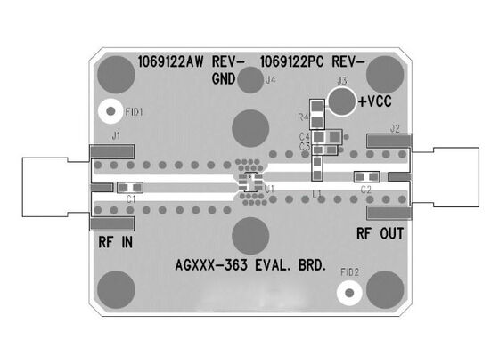 AG203-63PCB Embedded Solutions General-Purpose InGaP HBT Gain Block Evaluation Board
