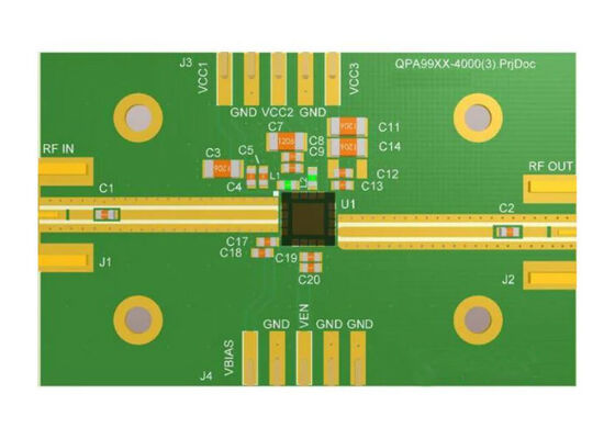 QPA9908EVB01 組み込みソリューション 4W 高効率の線形化可能電源増幅器評価委員会