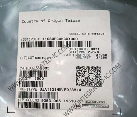 UJA1131HW 集積回路チップ システムベースチップ、バック/ブーストコンバータ搭載、HTQFP48パッケージ、自動車用途向け