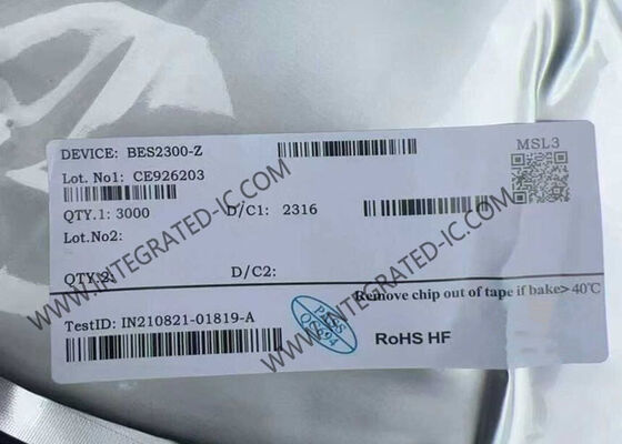 BES2300-Z BT 5.0 オーディオチップ、120dB SNR、アクティブノイズキャンセリング True Wireless IC