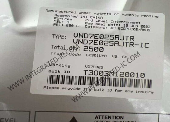 VND7E025AJTR 集積回路チップ デュアルチャネル ハイサイドドライバIC PowerSSO16