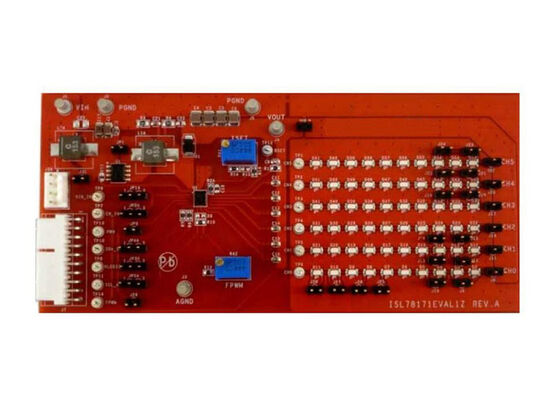 ISL78171EVAL1Z 組み込みソリューション ISL78171 50mA 車載LEDドライバ評価ボード