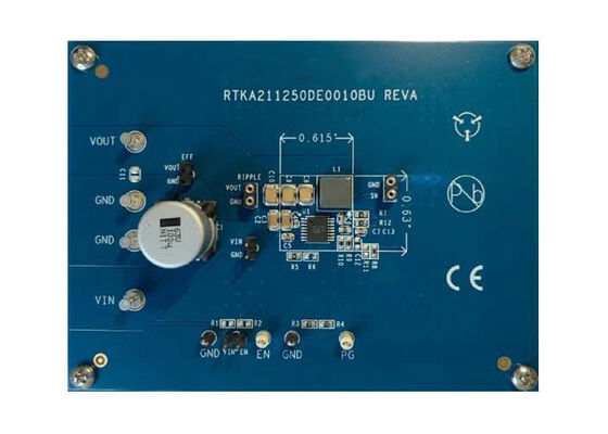 RTKA211250DE0010BU 組み込みソリューション 4.5V～30V同期降圧レギュレータ評価ボード