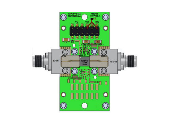 TGA2975-SM-EVB 組み込みソリューション 2.7GHz から 3.5GHz 12W GaN パワーアンプ評価委員会