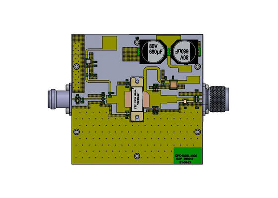 QPD1028LEVB6 組み込みソリューション 750W 65V GaN RF入力整合トランジスタ評価ボード