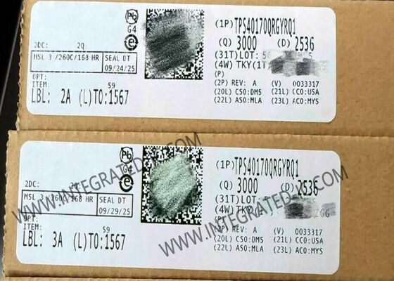 TPS40170QRGYRQ1 集積回路チップ 自動車同期PWMバックコントローラ 4.5Vから60Vの入力電圧,20Aの出力電流と100kHzから600kHzのスイッチ周波数