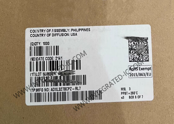 ADXL327BCPZ 集積回路チップ 低電力の3軸加速器 信号条件付き電圧出力と ± 2 g 加速範囲